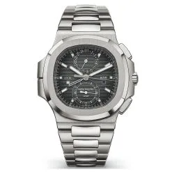 Patek Philippe 5990/1A-001 Nautilus Travel Time Chronograph Stainless Steel Automatic Men's Watch