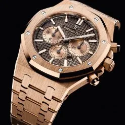 Audemars Piguet 26331OR.OO.1220OR.02 Royal Oak Rose Gold Brown Dial Watch 8 audemars piguet watch