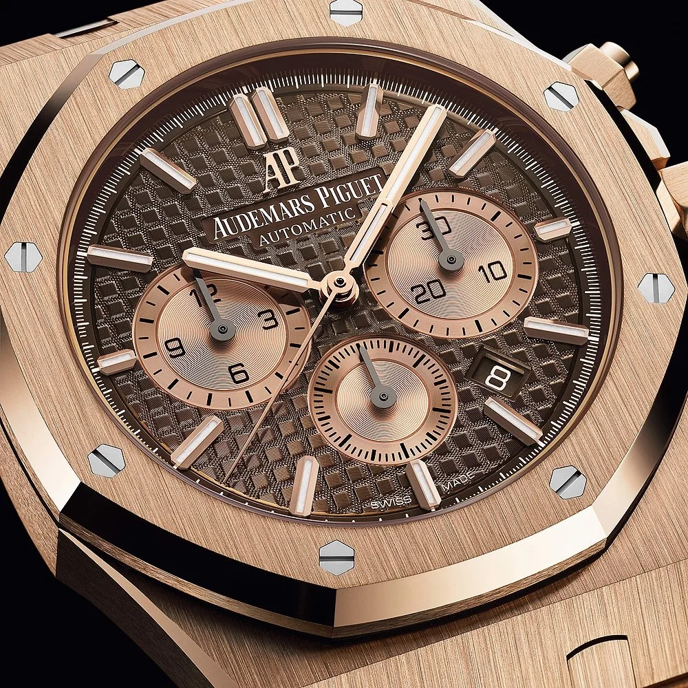 Audemars Piguet 26331OR.OO.1220OR.02 Royal Oak Rose Gold Brown Dial Watch 4 audemars piguet watch