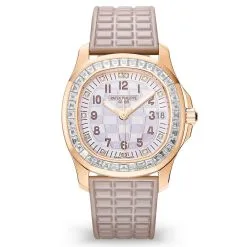 Patek PhilIppe Aquanaut Luce 18kt Rose Gold Diamond Case Ladies Watch 5072R/001