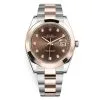 Rolex Datejust 126301 Chocolate Diamond Oyster 41mm Steel and Everose Gold Mens Watch 1 Rolex Datejust 126301 Chocolate Diamond Oyster