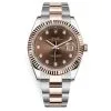 Rolex Datejust 126331 Chocolate Diamond Oyster 41mm Steel and Everose Gold Mens Watch 1 Rolex Datejust 126331 Chocolate Diamond