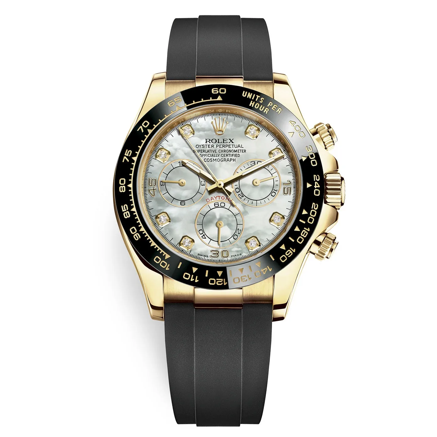 Rolex Cosmograph Daytona 116518LN MPO Dial Oysterflex Yellow Gold Mens Watch 3 Rolex Cosmograph Daytona 116518LN MPO Dial