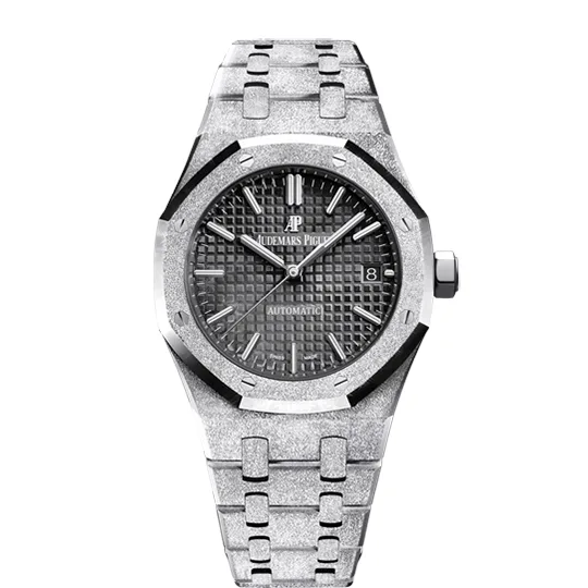 AUDEMARS PIGUET ROYAL OAK FROSTED GOLD SELFWINDING 15454BC.GG.1259BC.03 3 AUDEMARS PIGUET ROYAL OAK FROSTED GOLD SELFWINDING