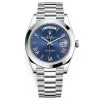 Rolex Day-Date 228206 Blue Roman 40mm Platinum Mens Watch 1 Rolex Day-Date 228206 Blue Roman 40mm Platinum Mens Watch