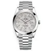 Rolex Day-Date 228206 Meteorite Baguette 40mm Platinum Mens Watch