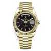 Rolex Day-Date 228238 Black Diagonal Index 40mm Yellow Gold Mens Watch 1 Rolex Day-Date 228238 Black Diagonal Index 40mm Yellow Gold Mens Watch