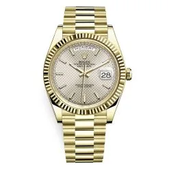 Rolex Day-Date 228238 Silver Diagonal