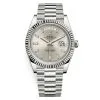 Rolex Day-Date 228239 Silver Baguette Dial 40mm White Gold Mens Watch 2 Rolex Day-Date 228239 Silver Baguette Dial 40mm White Gold Mens Watch