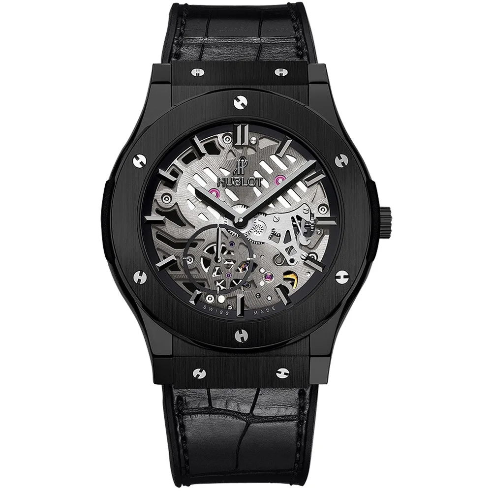 Hublot Classic Fusion Classico Ultra Thin 45mm Mens Watch 515.cm.0140.lr All Black 3 Hublot Classic Fusion Classico Ultra Thin 45mm Mens Watch