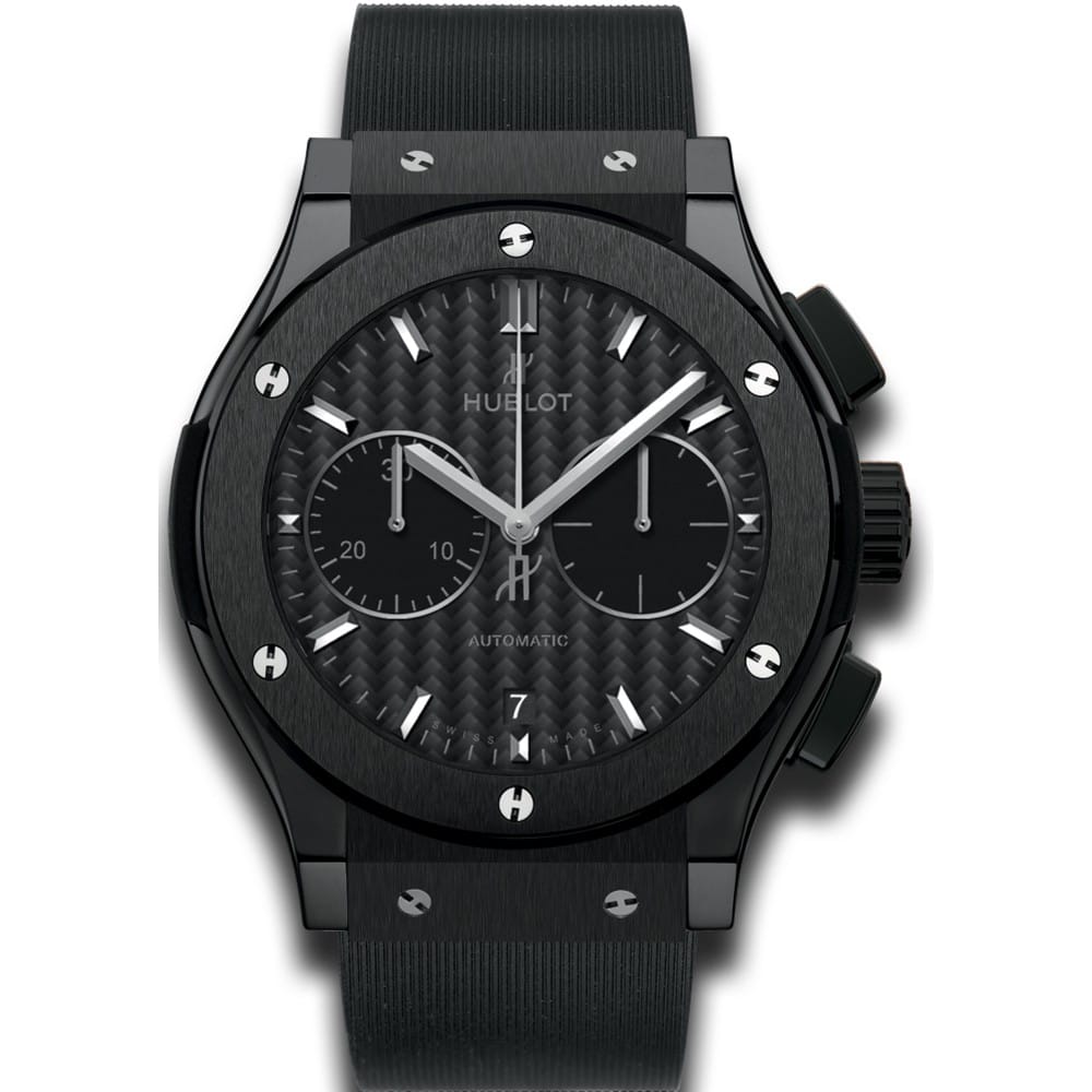 Hublot Classic Fusion Chronograph 45mm Mens Watch 521.cm.1771.rx Black Magic 3 Hublot Classic Fusion Chronograph 45mm Mens Watch