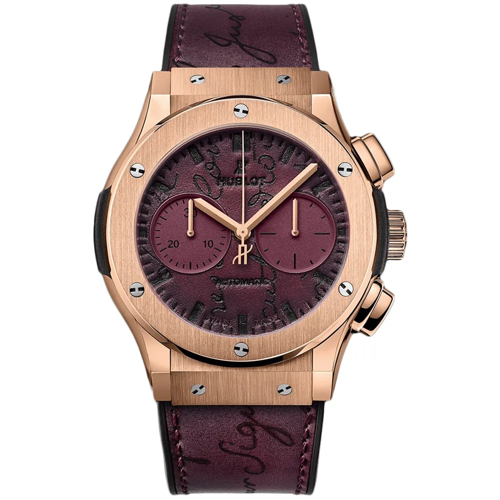 Hublot Classic Fusion Chronograph 45mm Mens Watch 521.ox.050v.vr.ber18 BERLUTI SCRITTO BORDEAUX 3 Hublot Classic Fusion Chronograph 45mm Mens Watch
