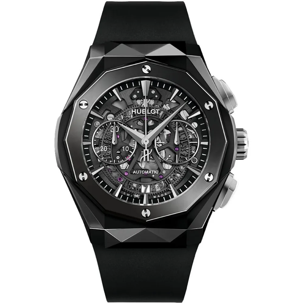 Hublot Classic Fusion Aerofusion Chronograph Black Magic 45mm Mens Watch 525.CS.0170.RX.ORL19 ORLINSKI 3 Hublot Classic Fusion Aerofusion Chronograph Black Magic 45mm Mens Watch