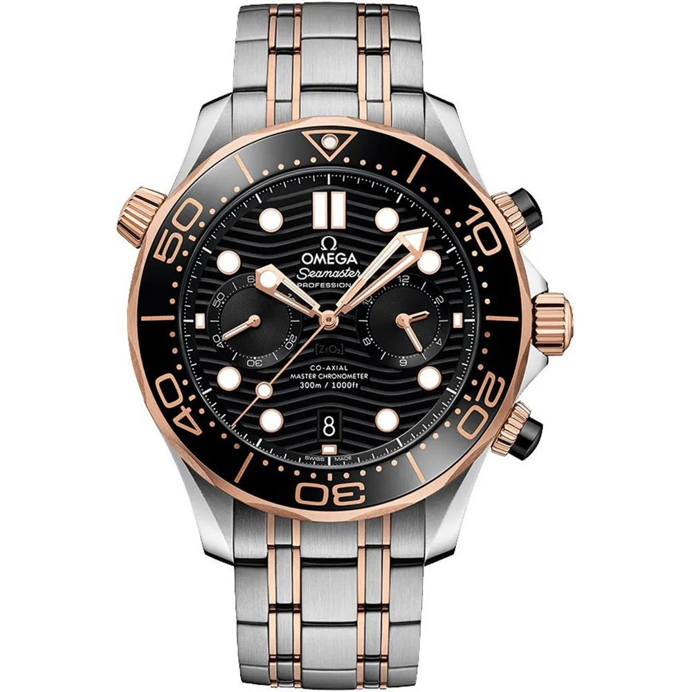 Omega Seamaster Diver 300m Co-Axial Master Chronometer Chronograph Watch 210.20.44.51.01.001 3 Omega Seamaster Diver 300m Co-Axial Master Chronometer Chronograph Watch