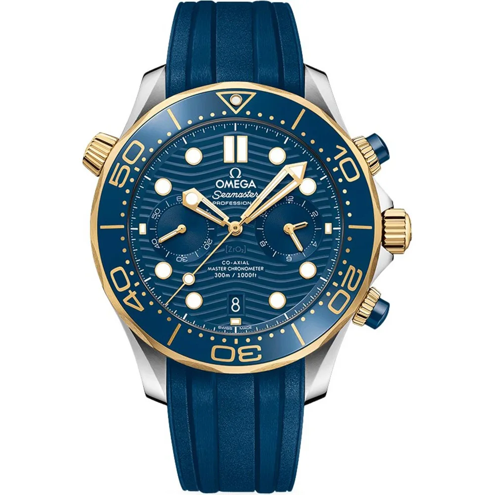 Omega Seamaster Diver 300m Co-Axial Master Chronometer Chronograph Watch 210.22.44.51.03.001 3 Omega Seamaster Diver 300m Co-Axial Master Chronometer Chronograph Watch