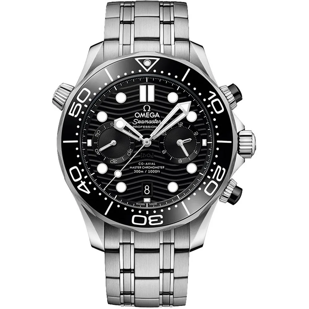 Omega Seamaster Diver 300m Co-Axial Master Chronometer Chronograph Watch 210.30.44.51.01.001 3 Omega Seamaster Diver 300m Co-Axial Master Chronometer Chronograph Watch