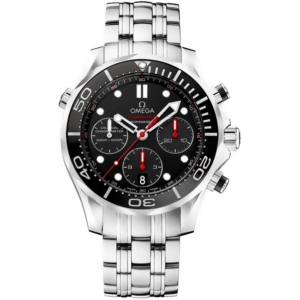 Omega Seamaster 300m Diver Co-Axial Chronograph Watch 212.30.44.50.01.001 3 Omega Seamaster 300m Diver Co-Axial Chronograph Watch