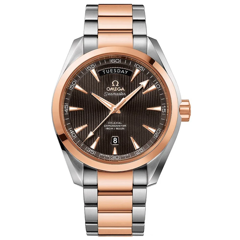 Omega Aqua Terra 150m Co-Axial Day Date Watch 231.20.42.22.06.001 3 Omega Aqua Terra 150m Co-Axial Day Date Watch