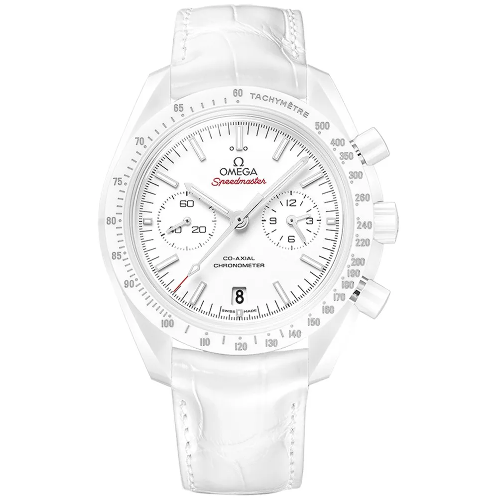 Omega Speedmaster Moonwatch Co-Axial Chronograph Midsize Watch 311.93.44.51.04.002 WHITE SIDE OF THE MOON 3 Omega Speedmaster Moonwatch Co-Axial Chronograph Midsize Watch
