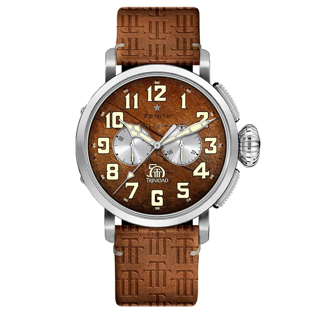 Zenith Pilot Type 20 Chronograph Trinidad 50th Anniversary Edition Watch 65.2430.4069/79.C811 3 Zenith Pilot Type 20 Chronograph Trinidad 50th Anniversary Edition Watch 65.2430.4069/79.C811