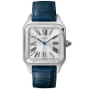 Cartier WSSA0085 Santos-Dumont Quartz Silver Dial Men's Watch
