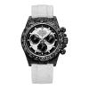 Rolex Carbon Cosmograph Daytona Cream Dial 4130cr 2 Rolex Carbon Daytona Custom watch