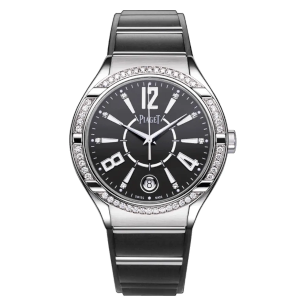 Piaget Polo Black Dial 18K White Gold Diamond Ladies Watch GOA36014 3 Piaget Polo Black Dial 18K White Gold Diamond Ladies Watch GOA36014