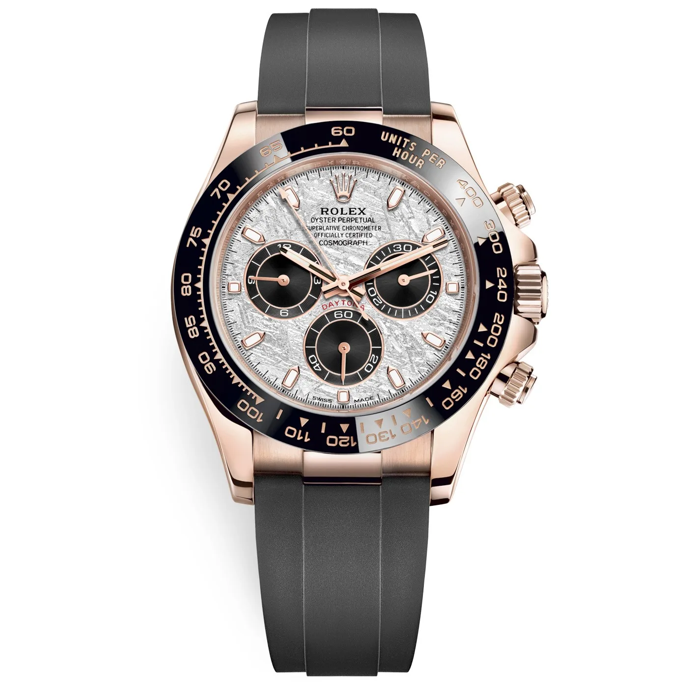 Rolex Cosmograph Daytona 116515ln Meteorite Dial Oysterflex Everose Gold Watch 3 Rolex Cosmograph Daytona 116515ln Meteorite Dial Oysterflex Everose Gold Watch
