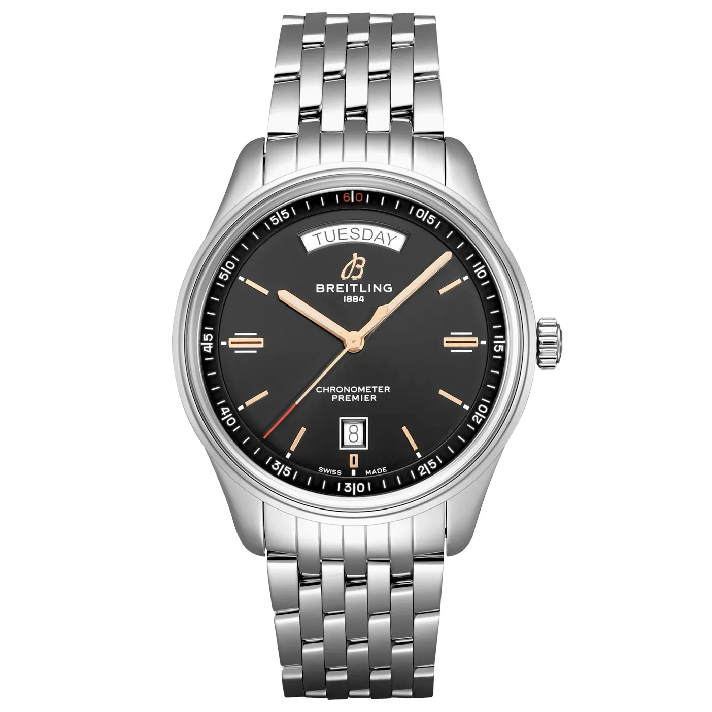 Breitling A45340241B1A1 Premier Automatic Day Date 40mm Watch 3 Breitling A45340241B1A1 Premier Automatic Day Date 40mm Watch
