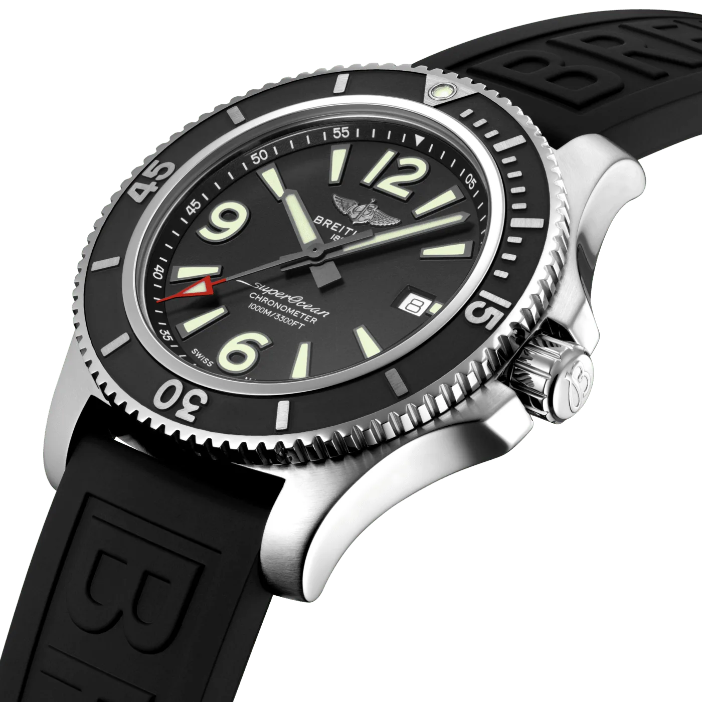 Breitling Superocean A17367D71B1S2 Steel Rubber strap Watch