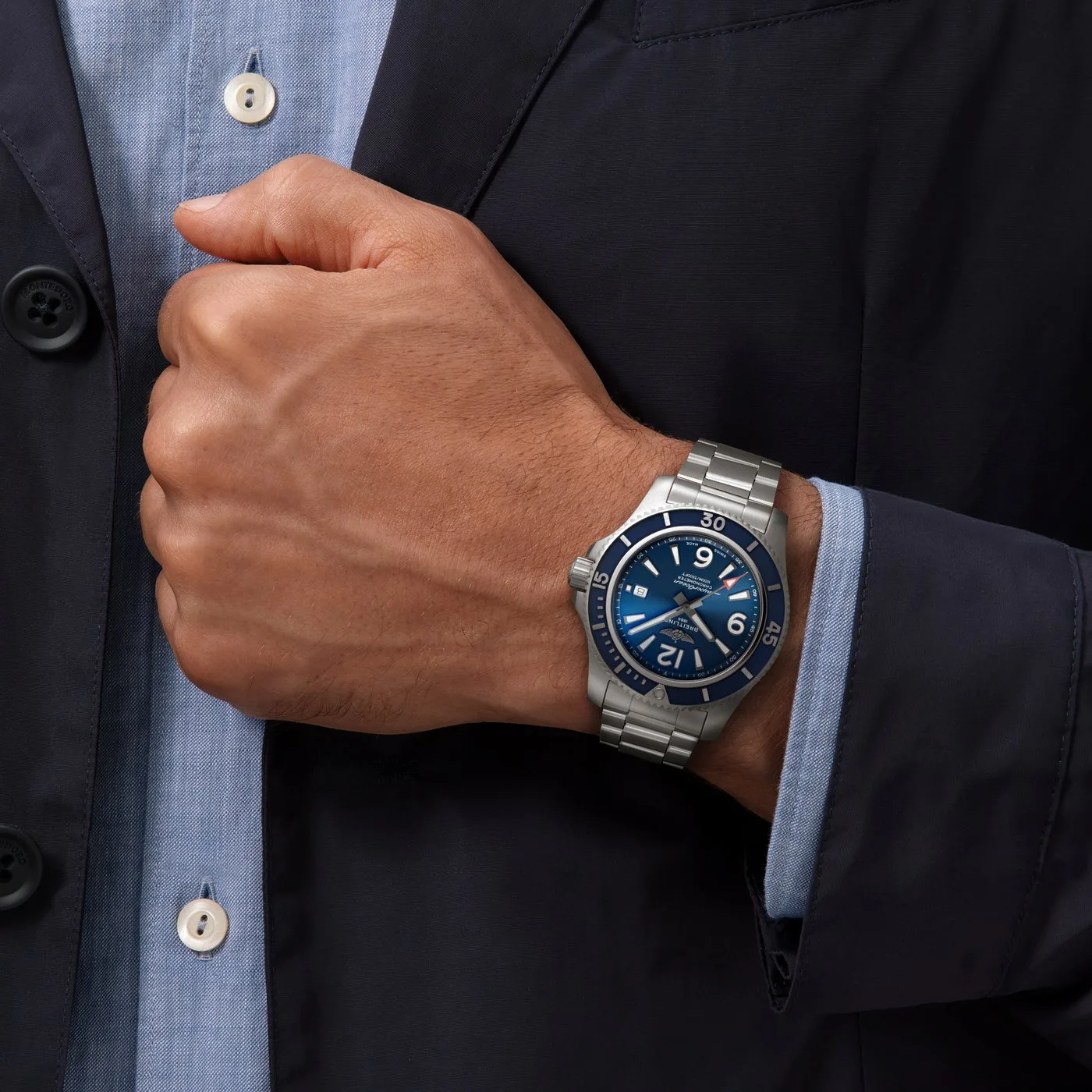 Breitling Superocean A17367D81C1A1 Blue Dial Steel Watch 5 Breitling Superocean A17367D81C1A1 Blue Dial Steel Watch
