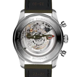 Breitling AB01192A1L1X1 Aviator 8 B01 Chronograph 43 Curtiss Warhawk Watch