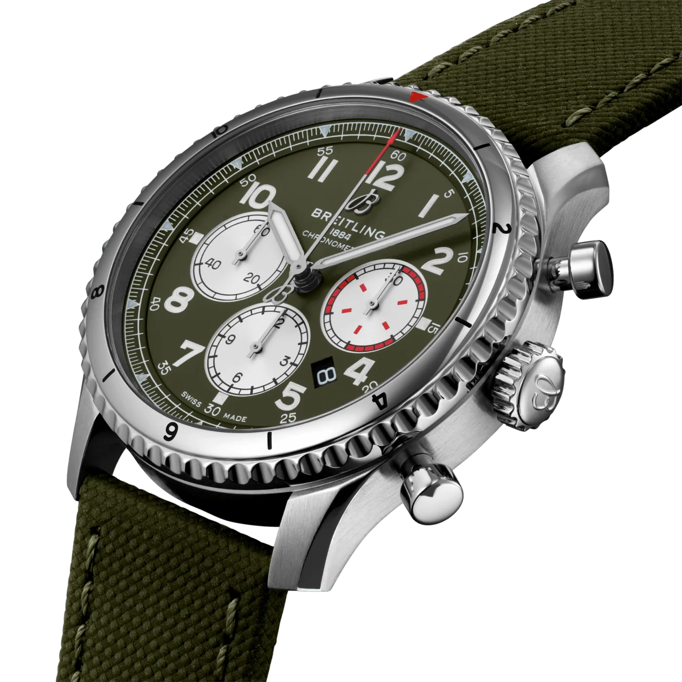 Breitling AB01192A1L1X1 Aviator 8 B01 Chronograph 43 Curtiss Warhawk Watch