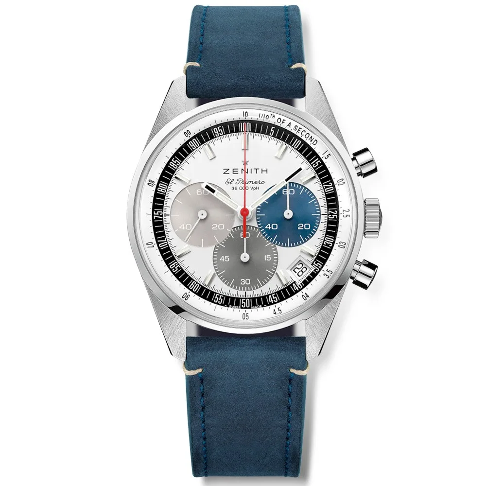 Zenith 03.3200.3600/69.C902 Chronomaster Original Steel White Dial Strap 3 Zenith 03.3200.3600/69.C902 Chronomaster Original Steel White Dial Strap