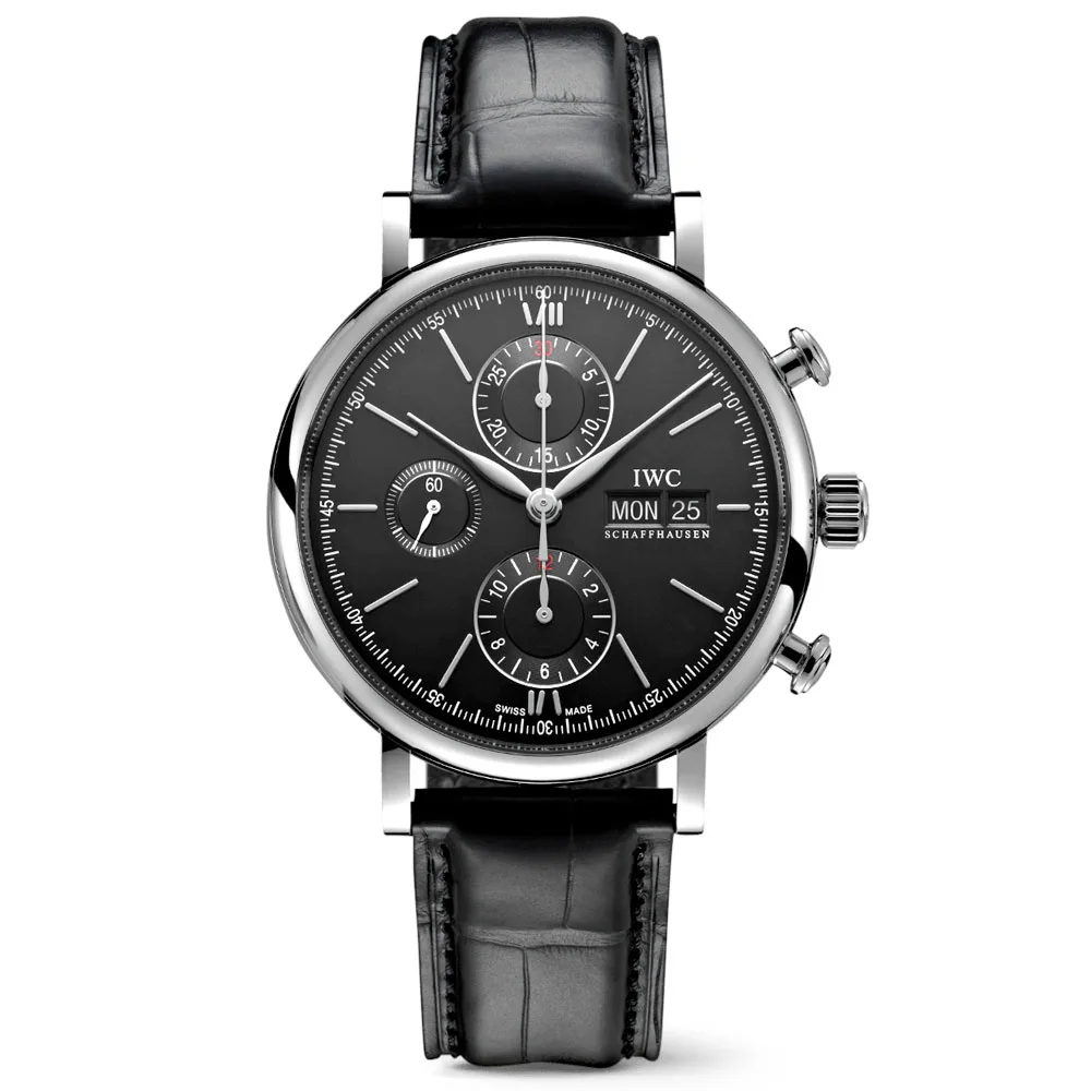 IWC Portofino IW391008 Automatic Chronograph Black Dial Men's Watch 3 IWC Portofino IW391008 Automatic Chronograph Black Dial Men's Watch