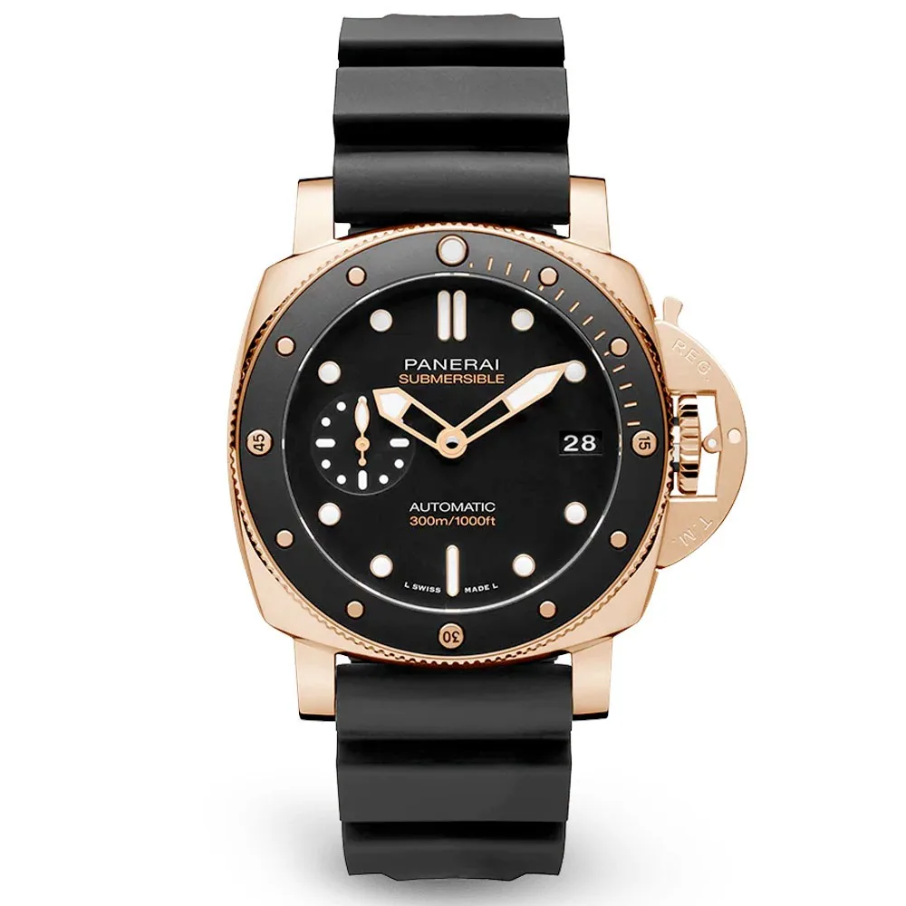 Panerai PAM01164 Submersible Goldtech Automatic Black Dial Men's Watch 3 Panerai PAM01164 Submersible Goldtech Automatic Black Dial Men's Watch