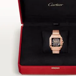 Cartier WHSA0016 Santos Skeleton Men’s Watch