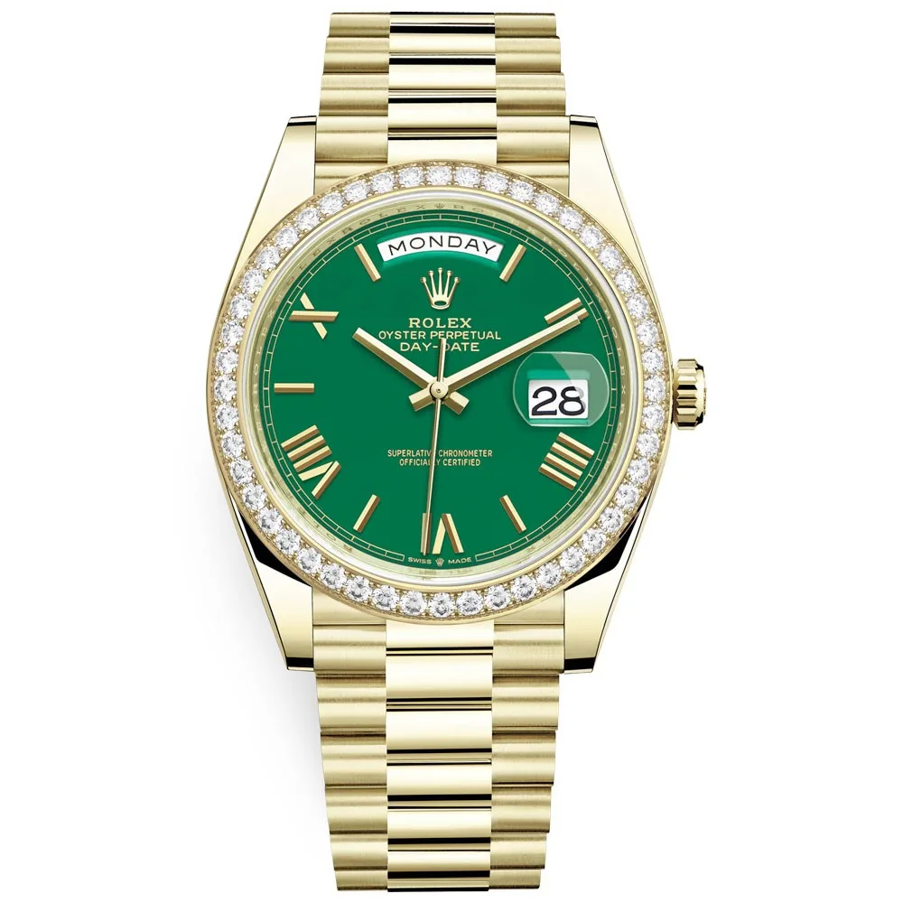 Rolex Day-Date 228348rbr Green Roman