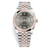 Rolex Datejust 126201 Dark Rhodium VI IX Roman Jubilee 36mm Stainless Steel and Rose Gold Ladies Watch 2 Rolex Datejust 126201 Dark Rhodium VI IX Roman Jubilee 36mm Stainless Steel and Rose Gold Ladies Watch