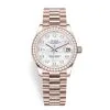 Rolex Datejust 278285rbr MOP Diamond President 31mm Everose Gold Ladies Watch