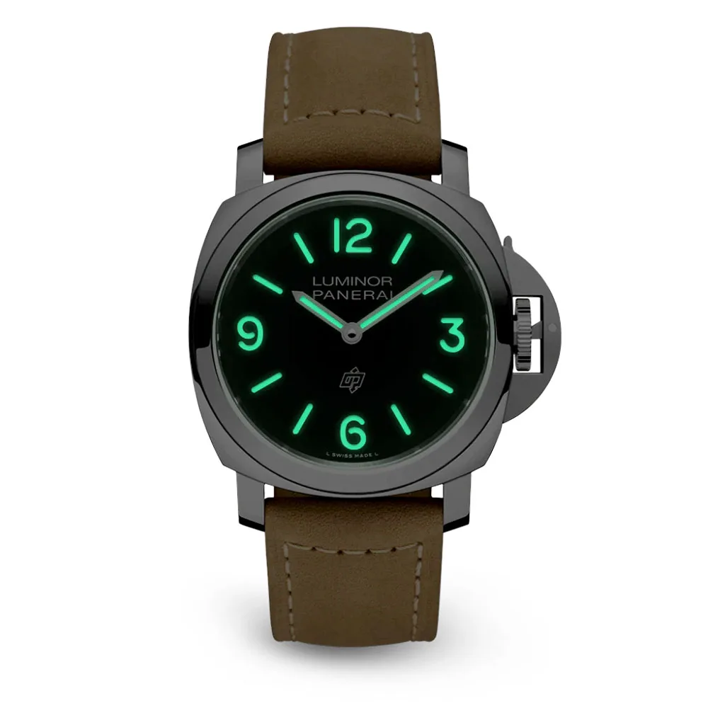 Panerai PAM01086 Luminor Base Logo 3 Days 44mm Black Dial Stainless Steel Watch - Image 2