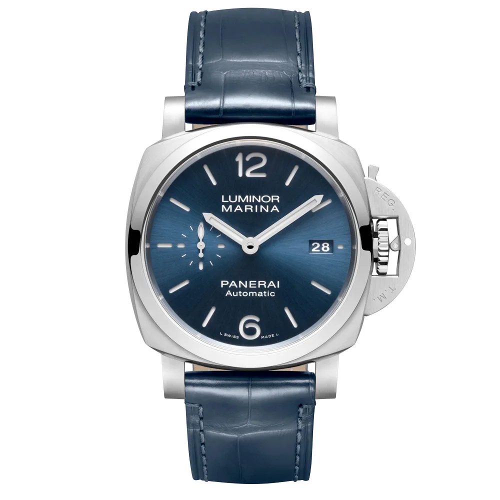 Panerai PAM01393 Luminor 1950 Marina 42mm 3 Days Automatic Blue Dial Stainless Steel Watch 3 Panerai PAM01393 Luminor 1950 Marina 42mm 3 Days Automatic Blue Dial Stainless Steel Watch