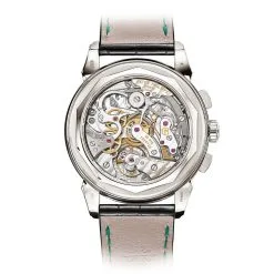 Patek Philippe 5270P-014 Perpetual Calendar Chronograph Green Dial Platinum Watch-back