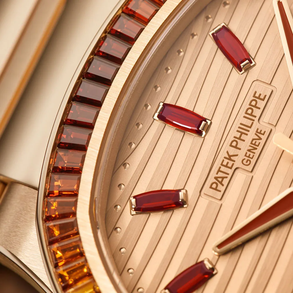 Patek Philippe 7118/1300R-001 Nautilus Amazing Cognac Dial 18k Rose Gold Watch - Image 6