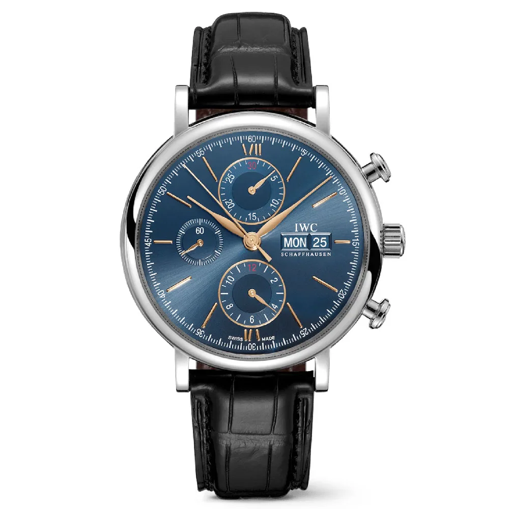 IWC IW391036 Portofino Chronograph Blue Dial Stainless Steel Watch 3 IWC IW391036 Portofino Chronograph Blue Dial Stainless Steel Watch