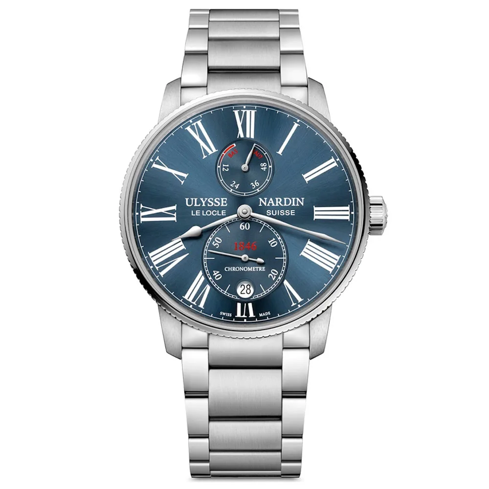 Ulysse Nardin 1183-310-7m/43 Marine Chronometer Torpilleur 42mm Men's Watc 3 Ulysse Nardin 1183-310-7m/43 Marine Chronometer Torpilleur 42mm Men's Watc