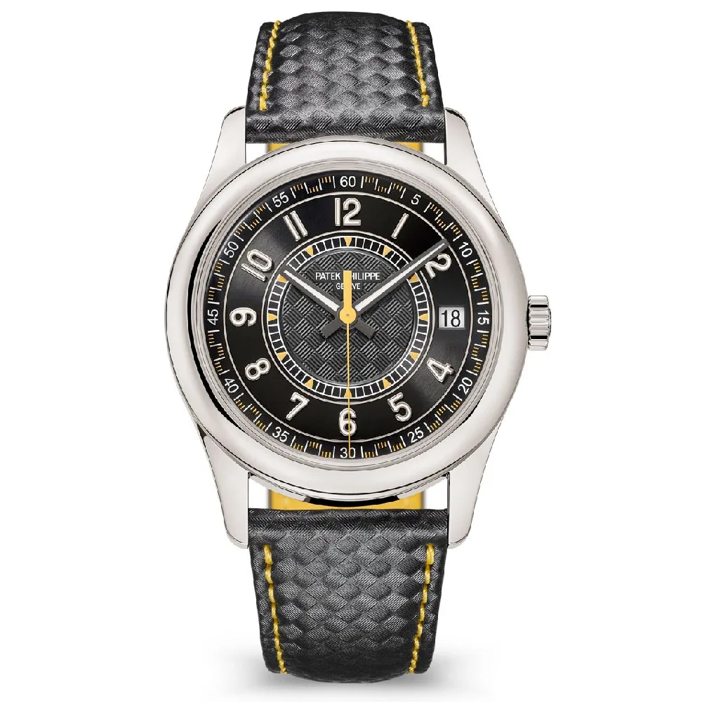 Patek Philippe 6007G-001 Calatrava White Gold Black Yellow Dial Watch 3 Patek Philippe 6007G-001 Calatrava White Gold Black Yellow Dial