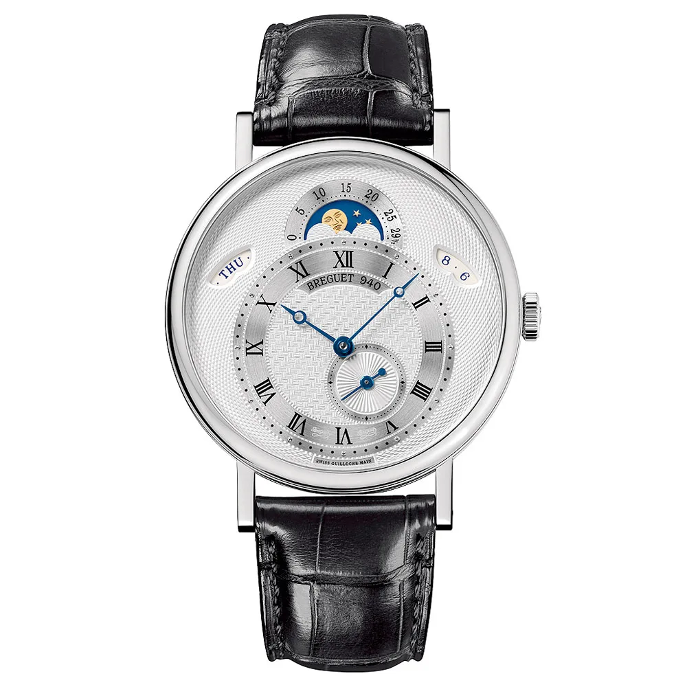 Breguet 7337bb/1e/9v6 Classique Day Date Moonphase Mens Watch 3 Breguet 7337bb/1e/9v6 Classique Day Date Moonphase Mens Watch