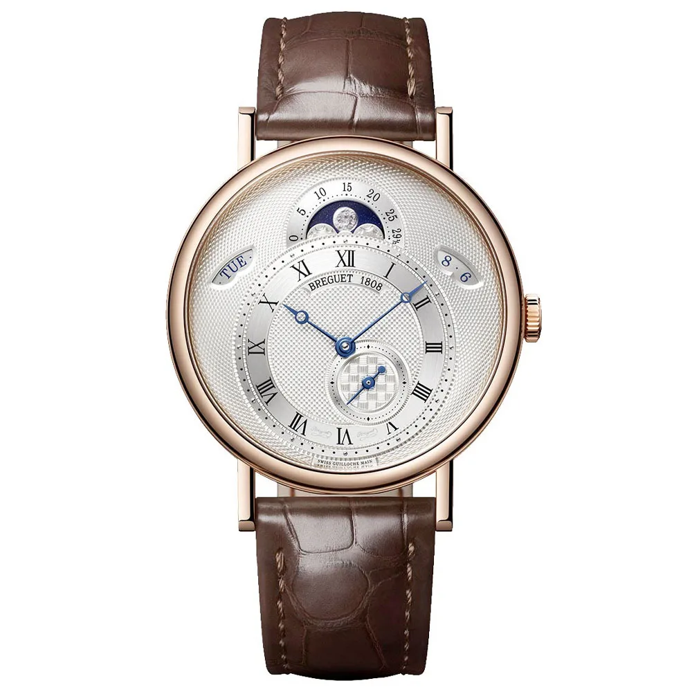 Breguet 7337br/15/9vu Classique Day Date Moonphase Mens Watch 3 Breguet 7337br/15/9vu Classique Day Date Moonphase Mens Watch