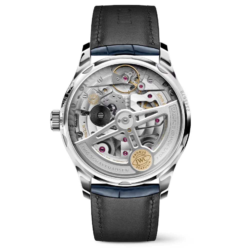 IWC IW500715 Portugieser Blue Dial Stainless Steel Watch 4 IWC IW500715 Portugieser Blue Dial Stainless Steel Watch - Image 2